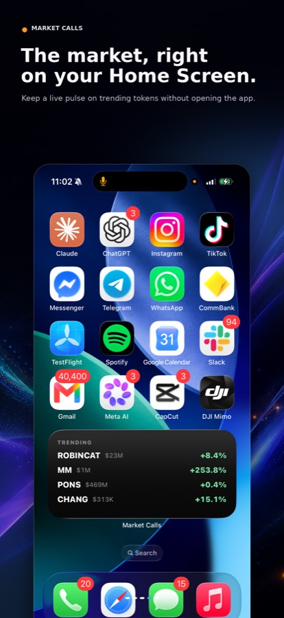 Market Calls on iPhone